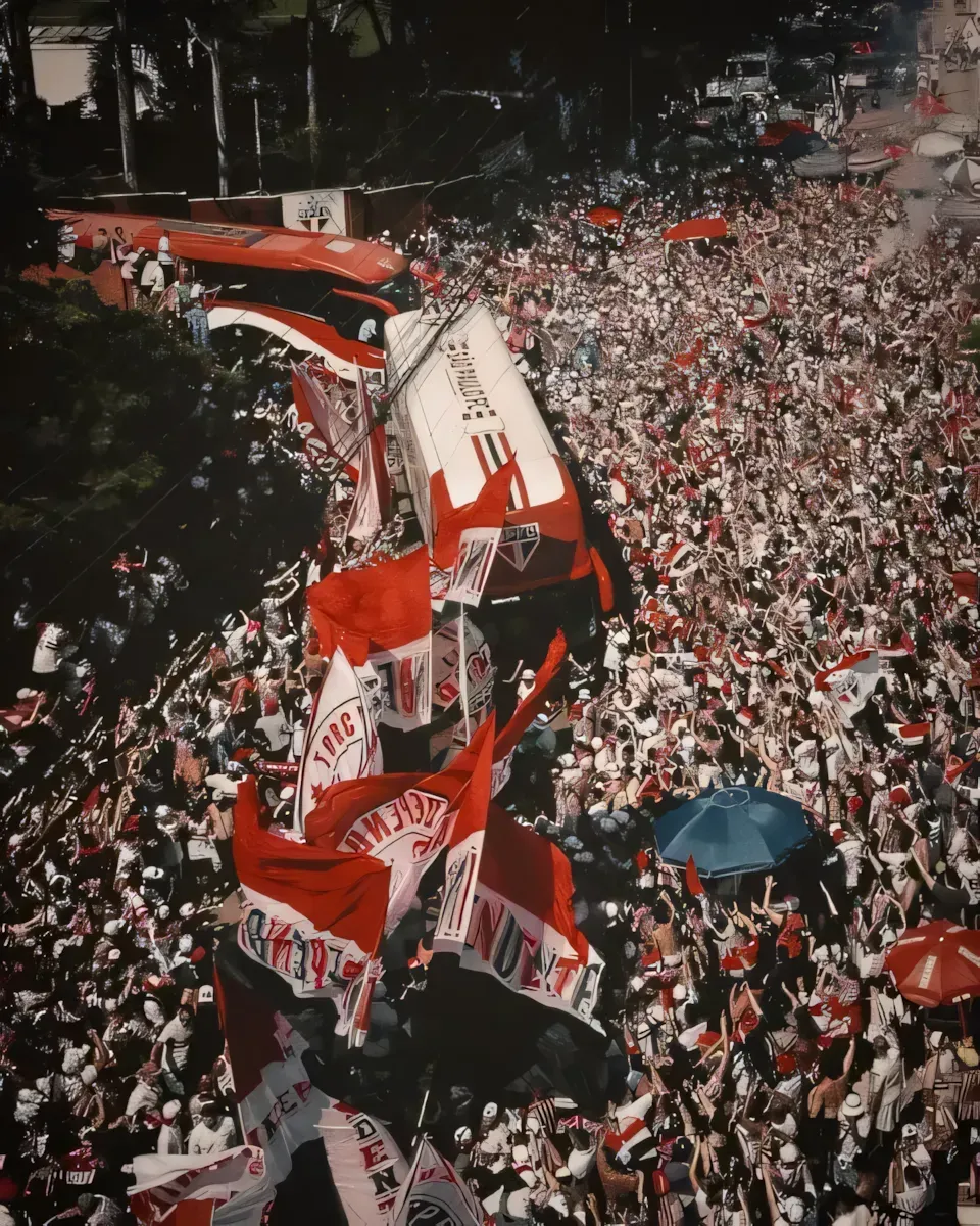 Recepção de ônibus da Independente