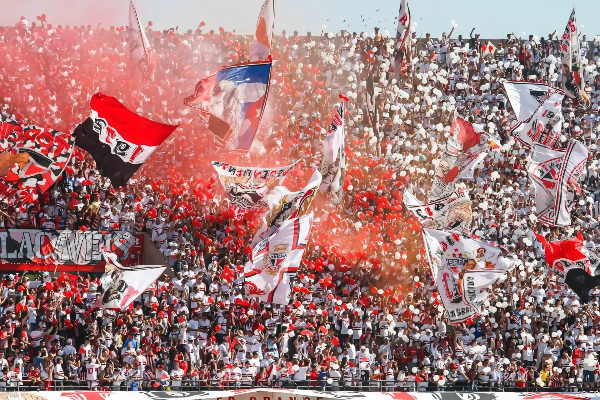 Torcida Independente na arquibancada